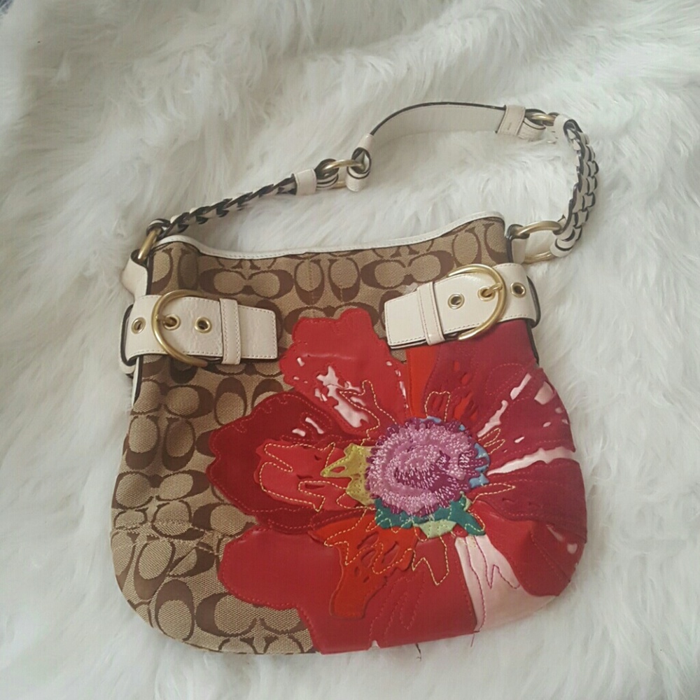 RARE Coach Poppy shoulder Bag